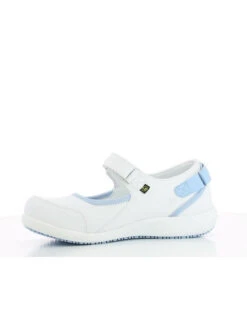 Ballerine Médicale Blanche Et Bleu Nelie Oxypas 11 Ballerine Médicale Blanche Et Bleu Nelie Oxypas -Travail Professionnels Vêtements Magasin ballerine medicale blanche et bleu nelie oxypas 4