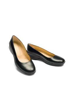 Travail Professionnels Vêtements Magasin 35 Ballerines Noires Cuir