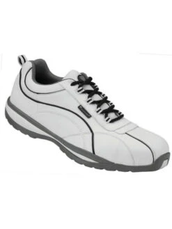 Basket De Sécurité Cuir Blanc S3 Non-métallique Maxguard