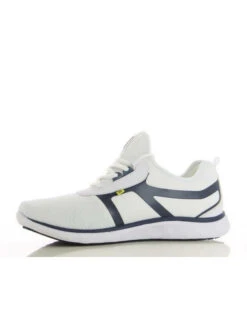 Baskets Homme Pour Personnel De Santé Luca Blanche Et Bleu -Travail Professionnels Vêtements Magasin baskets homme pour personnel de sante luca blanche et bleu 2