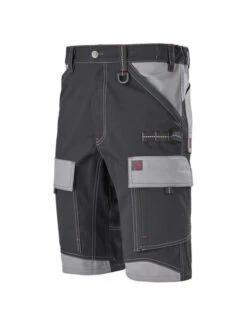 Bermuda De Travail Noir Et Gris Crusher