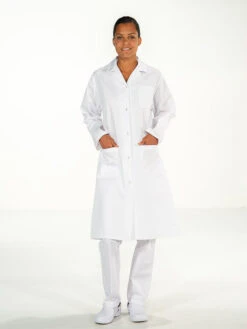 Blouse Blanche 100% Coton Femme Manches Longues MADONA 9 Blouse Blanche 100% Coton Femme Manches Longues MADONA -Travail Professionnels Vêtements Magasin blouse blanche 100 coton femme manches longues madona 2