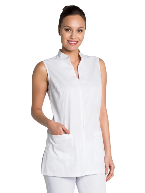 Blouse Blanche D?esthétique Sans Manche 3 Blouse Blanche D?esthétique Sans Manche