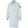 Blouse Blanche De Travail Poignets Tricot Marius A. Lafont -Travail Professionnels Vêtements Magasin blouse blanche de travail poignets tricot marius a lafont