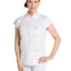 Blouse Blanche Estheticienne, Col Mao