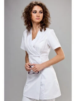 Blouse Blanche Esthéticienne Venus Couture 10 Blouse Blanche Esthéticienne Venus Couture -Travail Professionnels Vêtements Magasin blouse blanche estheticienne venus couture 3