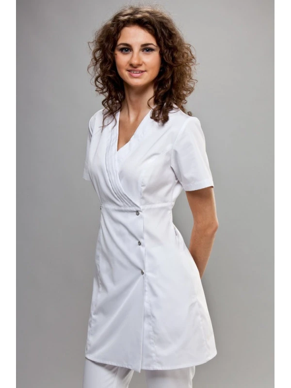 Blouse Blanche Esthéticienne Venus Couture 3 Blouse Blanche Esthéticienne Venus Couture