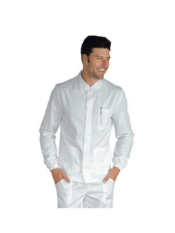 Blouse Blanche Médicale Manches Longues Pour Homme