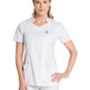 Blouse Blanche Médicale Pour Femme Avec Fermeture éclair -Travail Professionnels Vêtements Magasin blouse blanche medicale pour femme avec fermeture eclair