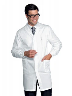 Blouse Blanche Pour Homme Grande Taille 3XL Boutons Pression 100% Coton