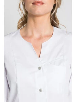 Travail Professionnels Vêtements Magasin -Travail Professionnels Vêtements Magasin blouse blanche professionnelle pour femme 1