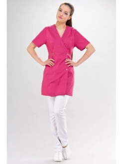 Blouse D'esthéticienne Rose Venus Couture 9 Blouse D'esthéticienne Rose Venus Couture -Travail Professionnels Vêtements Magasin blouse d estheticienne rose venus couture 2