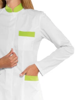 Travail Professionnels Vêtements Magasin -Travail Professionnels Vêtements Magasin blouse de pharmacienne a manches longues 1