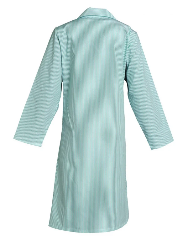 Blouse De Travail Agent Entretien Rayé Vert Manches Longues MADONA 7 Blouse De Travail Agent Entretien Rayé Vert Manches Longues MADONA – Image 5