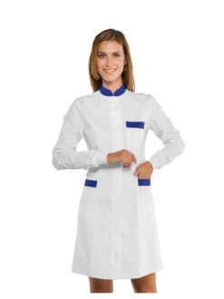 Blouse De Travail Femme Avec Poignets Tricot