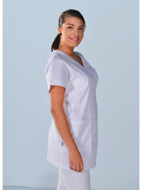 Blouse Esthéticienne Cache Coeur 4 Blouse Esthéticienne Cache Coeur – Image 2