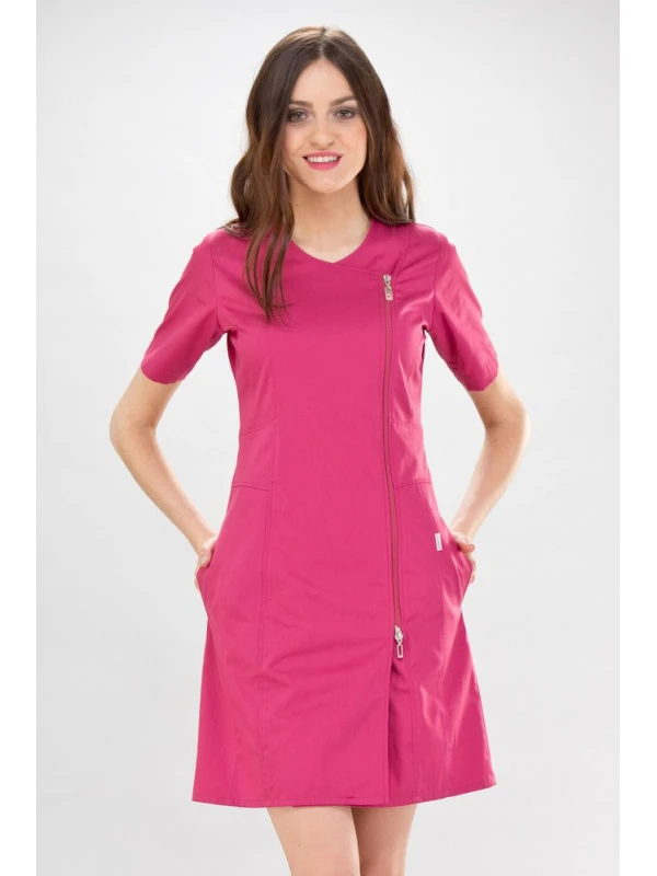 Blouse Esthéticienne Rose Dana Couture 4 Blouse Esthéticienne Rose Dana Couture – Image 2