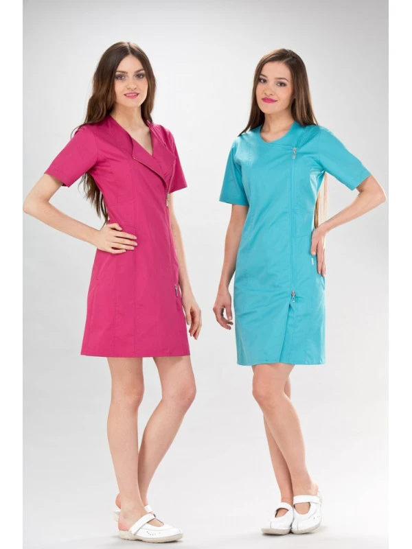 Blouse Esthéticienne Rose Dana Couture 7 Blouse Esthéticienne Rose Dana Couture – Image 5