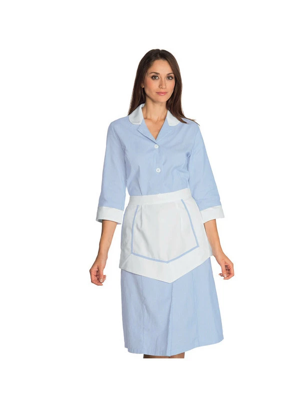 Blouse Femme De Chambre Bleu Ciel Carlton 7 Blouse Femme De Chambre Bleu Ciel Carlton – Image 5