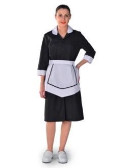 Blouse Femme De Chambre Noire Carlton