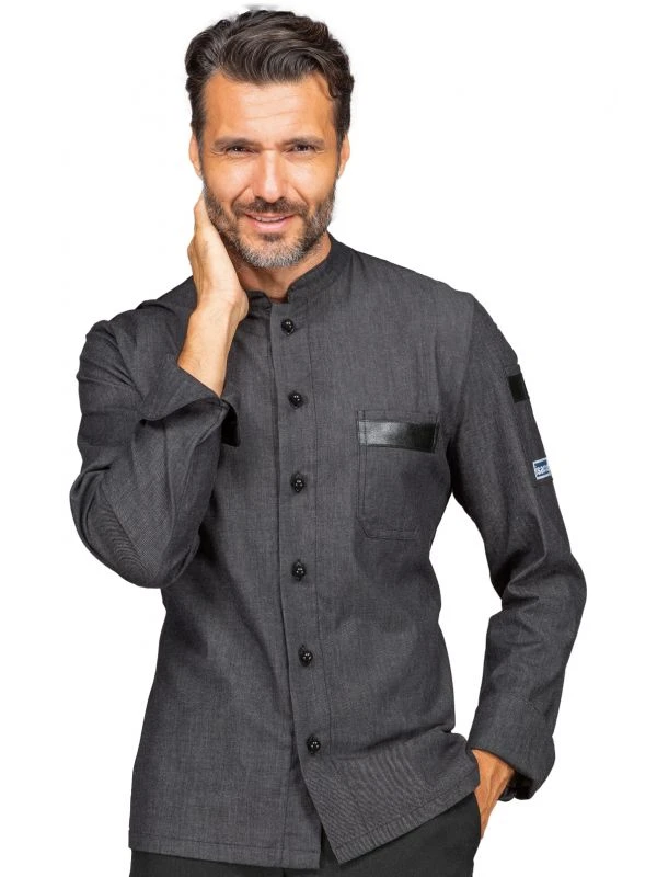 Tunique Koen Stretch à Manche Longue De Restauration En Coton 3 Tunique Koen Stretch à Manche Longue De Restauration En Coton