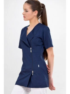 Blouse Médicale Bleu Marine Dana Couture -Travail Professionnels Vêtements Magasin blouse medicale bleu marine dana couture 2