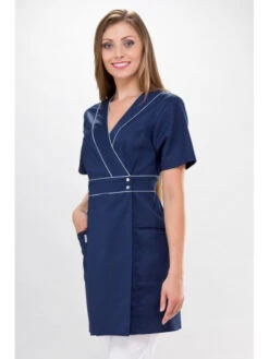 Blouse Médicale Bleu Marine Wera Couture