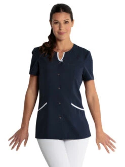 Blouse Médicale Courte Bleu Marine