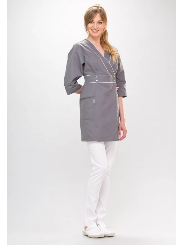 Blouse Médicale Femme Graphite Pro Couture 4 Blouse Médicale Femme Graphite Pro Couture – Image 2