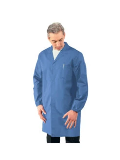 Blouse Médicale Homme Manches Longues Bleu Clair