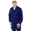 Blouse Médicale Homme Manches Longues Bleu Foncé 2 Blouse Médicale Homme Manches Longues Bleu Foncé -Travail Professionnels Vêtements Magasin blouse medicale homme manche longues bleu fonce