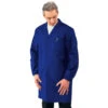 Blouse Médicale Homme Manches Longues Bleu Cyan 2 Blouse Médicale Homme Manches Longues Bleu Cyan -Travail Professionnels Vêtements Magasin blouse medicale homme manches longues bleu cyan