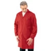 Blouse Médicale Homme Manches Longues Rouge -Travail Professionnels Vêtements Magasin blouse medicale homme manches longues rouge