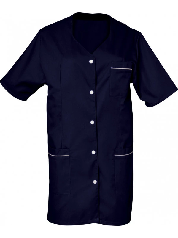 Blouse Médicale Manches Courtes Helene Bleu Marine 7 Blouse Médicale Manches Courtes Helene Bleu Marine – Image 5