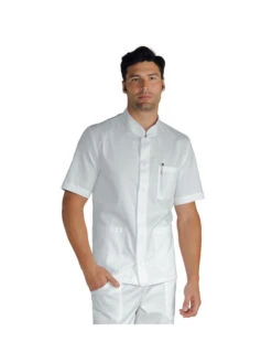 Blouse Médicale Manches Courtes Pour Homme 100% Coton