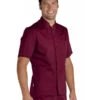 Blouse Médicale Bordeaux Manches Courtes Pour Homme Extra Light 2 Blouse Médicale Bordeaux Manches Courtes Pour Homme Extra Light -Travail Professionnels Vêtements Magasin blouse medicale manches courtes pour homme extra light 1