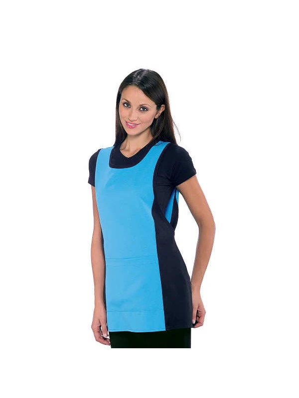 Chasuble Médicale Papeete Noir Turquoise 4 Chasuble Médicale Papeete Noir Turquoise – Image 2