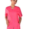 Blouse Médicale Rose 1 Blouse Médicale Rose -Travail Professionnels Vêtements Magasin blouse medicale rose