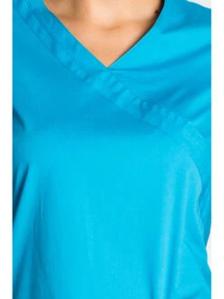 Blouse Tunique Médicale Bleu Turquoise Stretch 11 Blouse Tunique Médicale Bleu Turquoise Stretch -Travail Professionnels Vêtements Magasin blouse tunique medicale bleu turquoise stretch 4