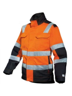 Blouson De Travail Haute Visibilité Mixte Orange Fluo Et Noir Lux A. Lafont