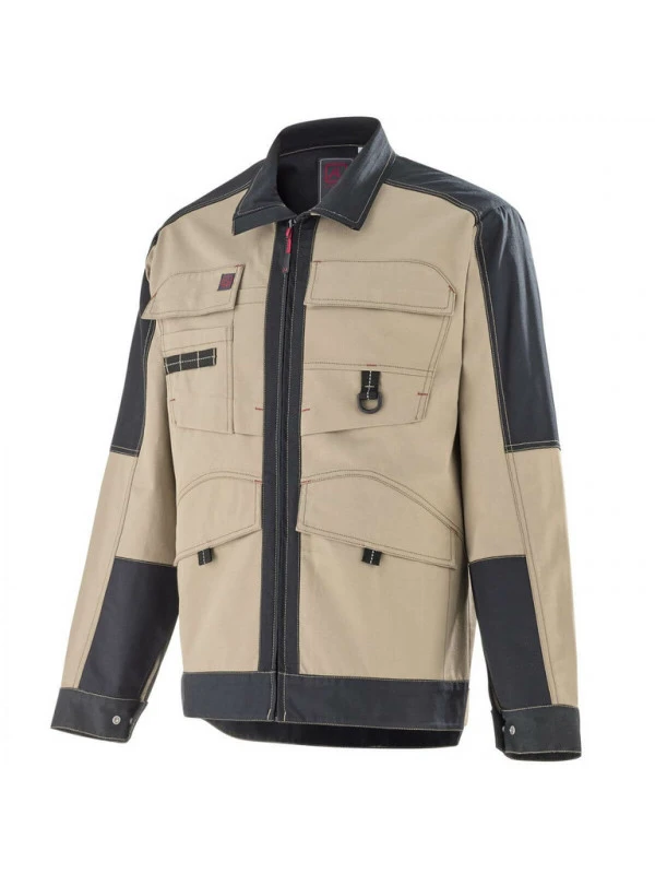 Blouson De Travail Homme Beige Et Noir Shear A. Lafont 3 Blouson De Travail Homme Beige Et Noir Shear A. Lafont