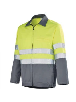 Blouson Haute Visibilité Jaune Hivi / Gris Acier Sapivog A. Lafont