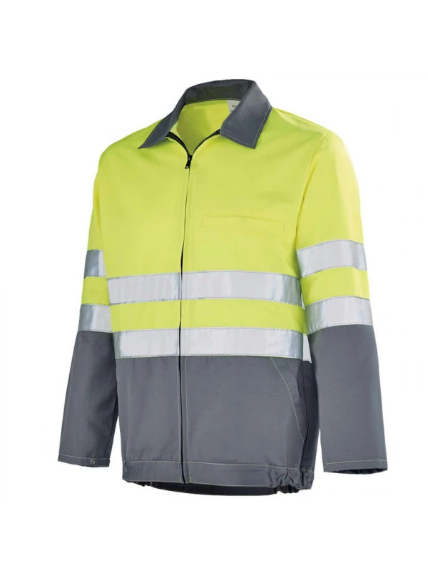 Blouson Haute Visibilité Jaune Hivi / Gris Acier Sapivog A. Lafont 3 Blouson Haute Visibilité Jaune Hivi / Gris Acier Sapivog A. Lafont