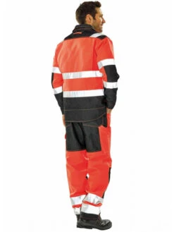 Blouson Haute Visibilté Mixte Rouge Fluo Noir Lux A. Lafont -Travail Professionnels Vêtements Magasin blouson haute visibilte mixte rouge fluo noir lux a lafont 2