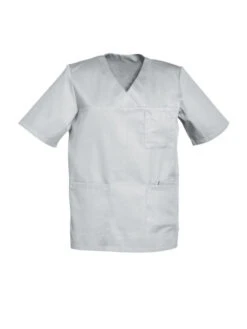 Casaque Blanche Aide-soignant Homme Manches Courtes JULES 11 Casaque Blanche Aide-soignant Homme Manches Courtes JULES -Travail Professionnels Vêtements Magasin casaque blanche aide soignant homme manches courtes jules 4