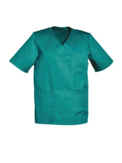 Casaque Chirurgien Manches Courtes Vert Aqua JULES 11 Casaque Chirurgien Manches Courtes Vert Aqua JULES -Travail Professionnels Vêtements Magasin casaque chirurgien manches courtes vert aqua jules 4