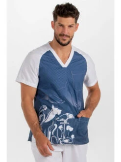 Casaque Vétérinaire Unisexe Deperlante Motif Animaux