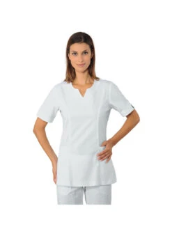 Casaque Femme Tiffany Blanc 100% Coton