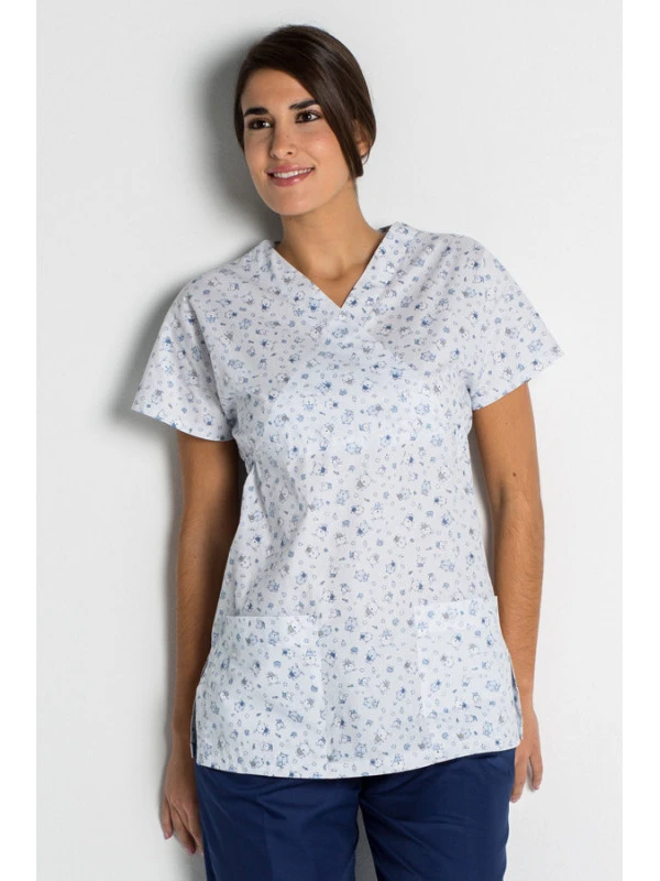 Casaque Médicale à Motifs 4 Casaque Médicale à Motifs – Image 2