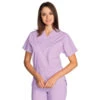 Casaque Médicale Col En V 100% Coton Unisexe Lilas -Travail Professionnels Vêtements Magasin casaque medicale col en v 100 coton unisexe lilas